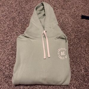 American Eagle Outfitters Mint Green Hoodie